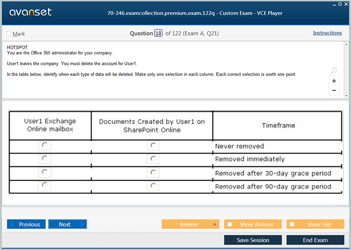 Vce exam files