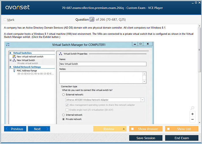 Vce exam files