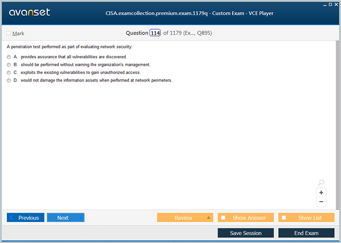 domain 5 of cisa exam Cisa-domain 5-practice questions (100 questions) which of the following technique is more relevant to test wireless (wi-fi) security of an. domain 5 of cisa exam Cisa-domain 5-practice questions (100 questions) which of the following technique is more relevant to test wireless (wi-fi) security of an.