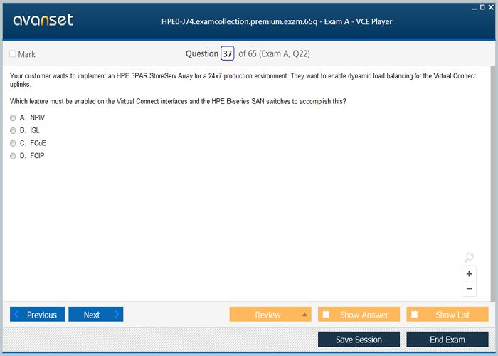 HPE0-V25 Probesfragen