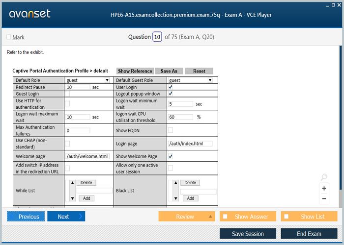 HPE7-A01 Originale Fragen