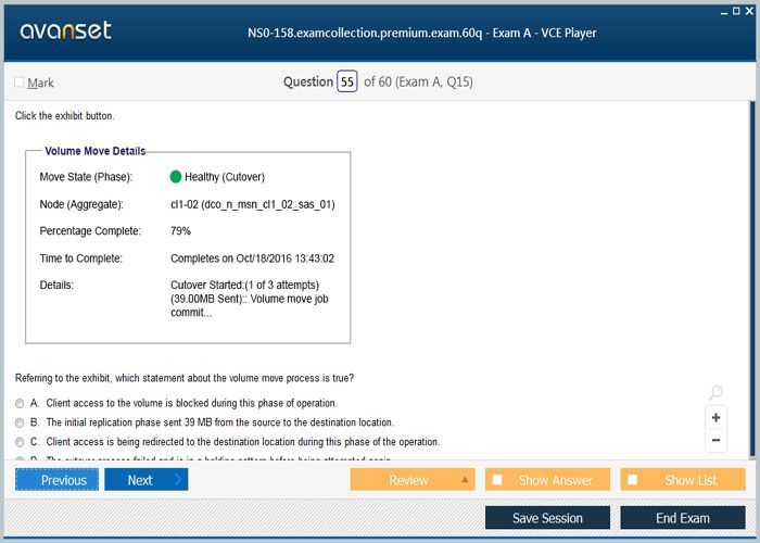 NS0-184 Exam Vce Free